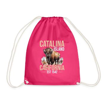 Catalina Island Birthday Crew - Turnbeutel - Fuchsia - Vorne