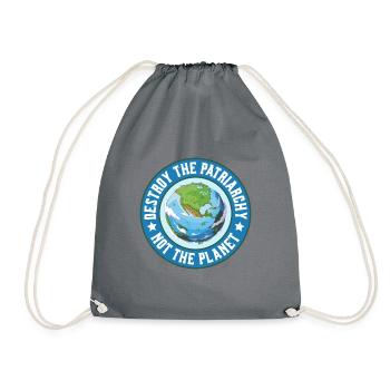 Le patriarcat ne détruit-il pas la planète - Sac de sport léger - gris - Devant