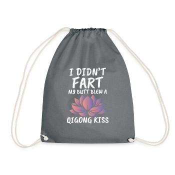 Je n’ai pas embrassé mes fesses - Sac de sport léger - gris - Devant
