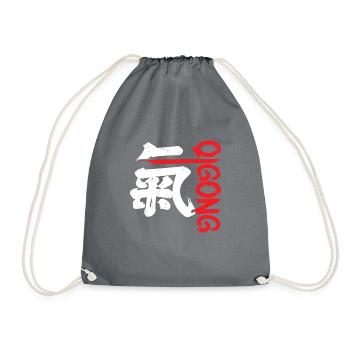 Catch Song Flower Losing Go And Deep - Drawstring Bag - grey - Front