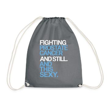 Lutte contre le cancer de la prostate - Sac de sport léger - gris - Devant