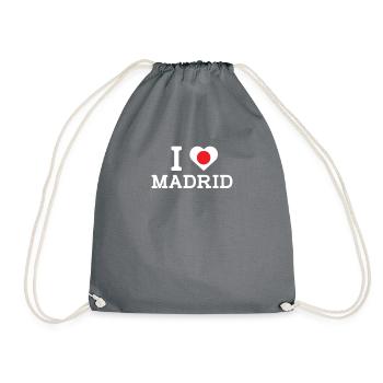 I Love Madrid Cool I Love Wrong Flag Japan Flag - Drawstring Bag - grey - Front