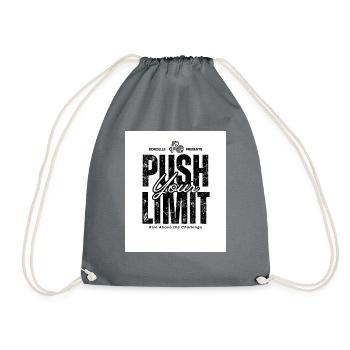 Push your Limit - Turnbeutel - Grau - Vorne