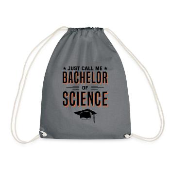 Diplôme Just Call Me Bachelor Of Science Univers - Sac de sport léger - gris - Devant