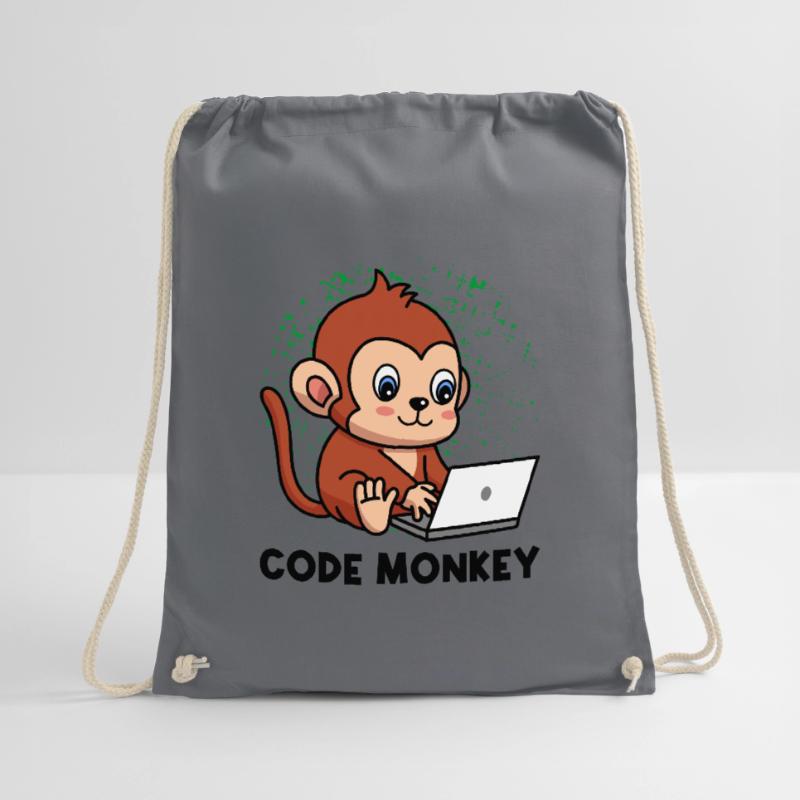 Code Monkey Programming Coder Computer Geek Develo Turnbeutel