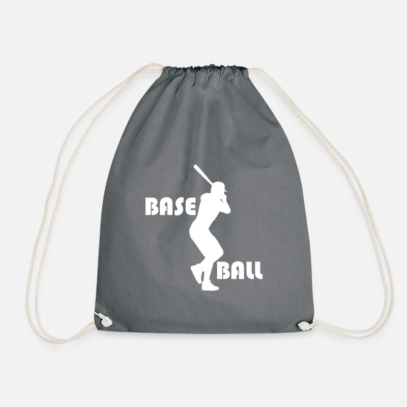 Baseball - Turnbeutel - Grau