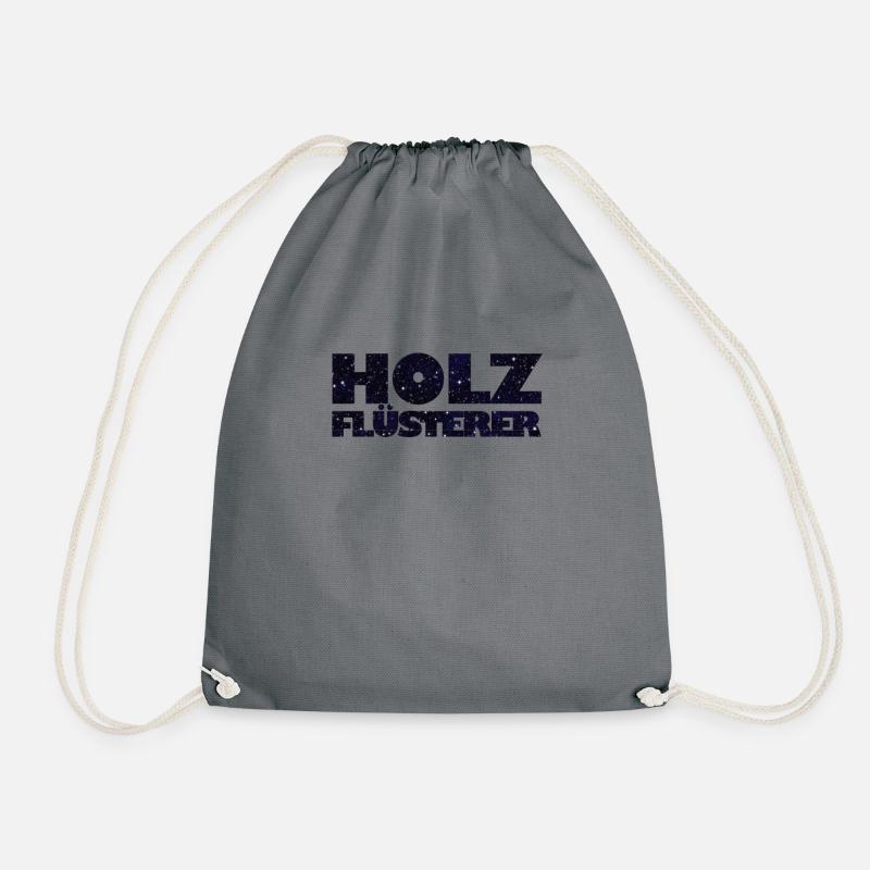 Forstwirt Waldarbeiter Holz machen Geschenk - Turnbeutel - Grau
