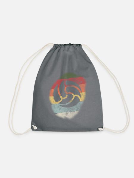Volleyball-team Beachvolleyball Volleyball Vintage - Turnbeutel - Grau