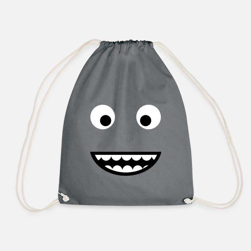 Monsterchen! lustige Bilder, Kinder, Fun - Turnbeutel - Grau