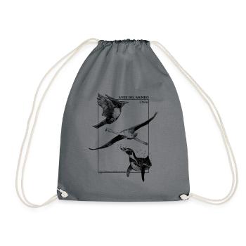 ADM CHILE 01 - Drawstring Bag - grey - Front