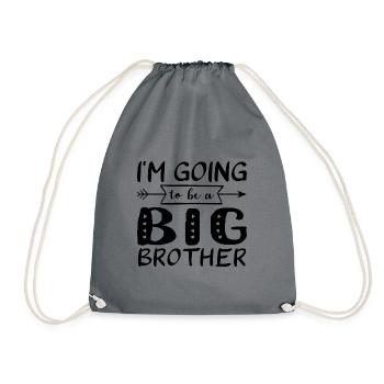 Grand frère - Sac de sport léger - gris - Devant