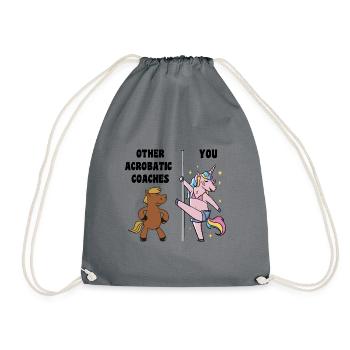 Other Acrobatic Coaches You Acrobat Gymastics Gymn - Turnbeutel - Grau - Vorne