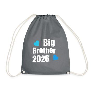 Big Brother 2026 Baby Joy - Drawstring Bag - grey - Front