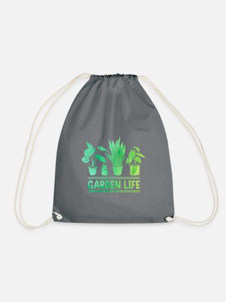 Garden Life Gardener Horticulturist Gardening Land - Turnbeutel - Grau