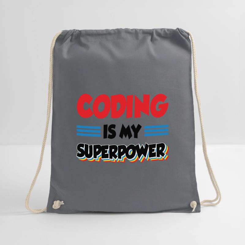 Coding Is My Superpower Programming Coder Computer Turnbeutel
