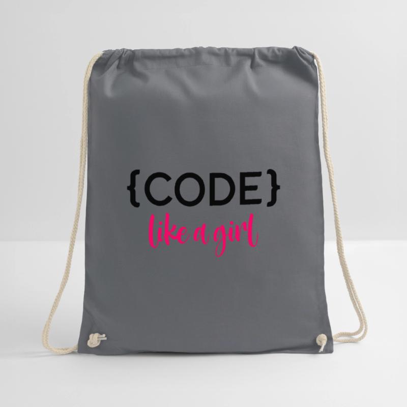 Code Like A Girl Programming Coder Computer Geek D Turnbeutel