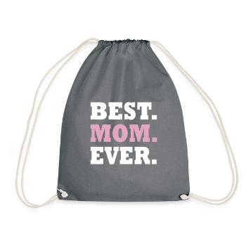 Meilleure maman - meilleure maman - t-shirt - Sac de sport léger - gris - Devant