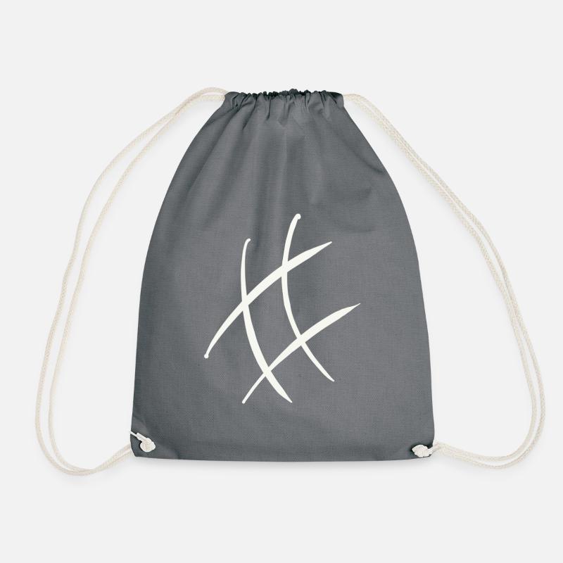Hashtag blanc - Sac de sport léger - gris