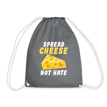 Snack Cheese Lover Cheese Gift - Sac de sport léger - gris - Devant
