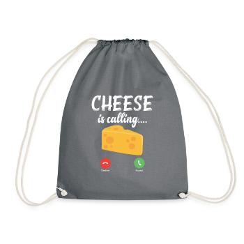 Snack Cheese Lover Cheese Gift - Sac de sport léger - gris - Devant