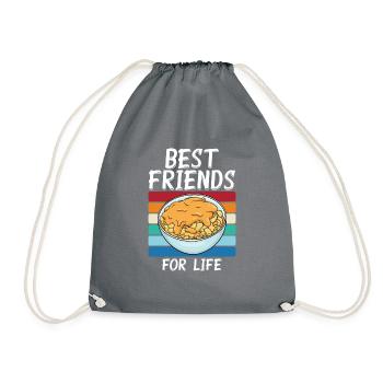 Snack Cheese Lover Cheese Gift - Drawstring Bag - grey - Front