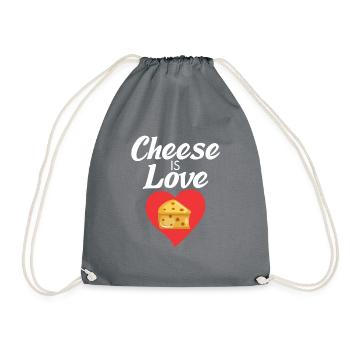 Snack Cheese Lover Cheese Gift - Sac de sport léger - gris - Devant