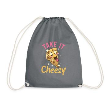Snack Cheese Lover Cheese Gift - Sac de sport léger - gris - Devant
