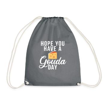 Snack Cheese Lover Cheese Gift - Sac de sport léger - gris - Devant