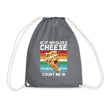 Snack Cheese Lover Cheese Gift - Sac de sport léger - gris - Devant