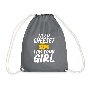 Snack Cheese Lover Cheese Gift - Sac de sport léger - gris - Devant