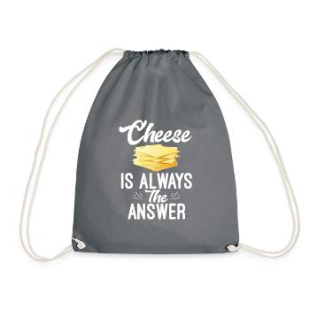 Snack Cheese Lover Cheese Gift - Sac de sport léger - gris - Devant