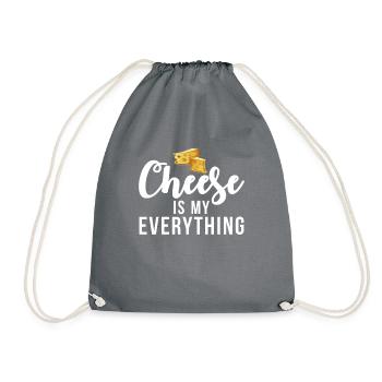 Snack Cheese Lover Cheese Gift - Sac de sport léger - gris - Devant