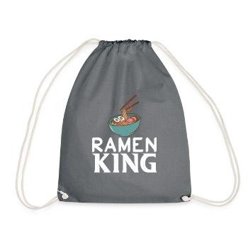 Ramen Lover - Drawstring Bag - grey - Front