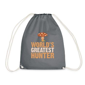 Fungi Hunter Mushroom Hunter Cadeaux - Sac de sport léger - gris - Devant