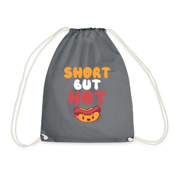 Hotdog Lover Hot Dogs Gifts - Drawstring Bag - grey - Front