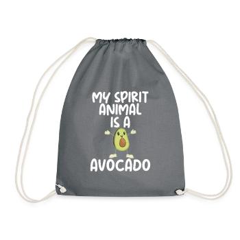 Vegetable Lover Vegetarian Gifts - Drawstring Bag - grey - Front