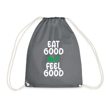 Vegetable Lover Vegetarian Gifts - Drawstring Bag - grey - Front