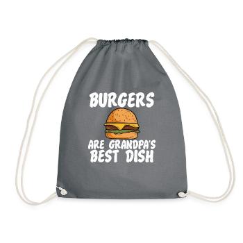 Burger Lover Cadeau - Sac de sport léger - gris - Devant