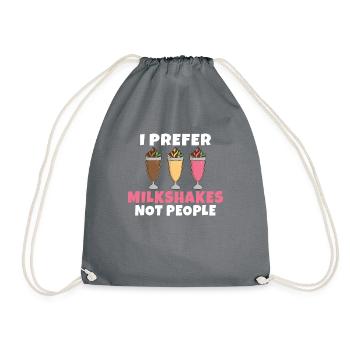 J’adore Milkshakes Milkshake Gift - Sac de sport léger - gris - Devant