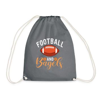 Cadeaux Bagel Bagel Lover - Sac de sport léger - gris - Devant