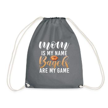 Cadeaux Bagel Bagel Lover - Sac de sport léger - gris - Devant