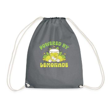 Lemonade Gift Ideas - Drawstring Bag - grey - Front
