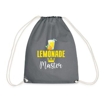 Limonade Geschenkideen - Turnbeutel - Grau - Vorne