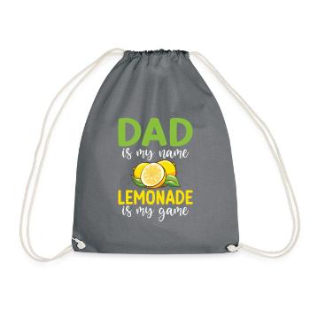 Limonade Geschenkideen - Turnbeutel - Grau - Vorne