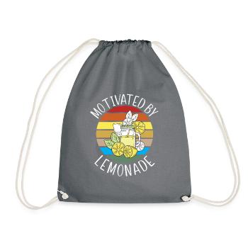 Limonade Geschenkideen - Turnbeutel - Grau - Vorne