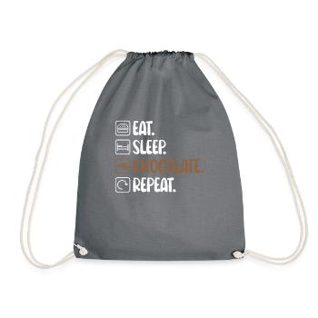 Cadeaux d'amateur de chocolat - Sac de sport léger - gris - Devant