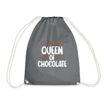 Cadeaux d'amateur de chocolat - Sac de sport léger - gris - Devant