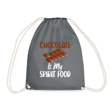 Cadeaux pour amateurs de chocolat - Sac de sport léger - gris - Devant
