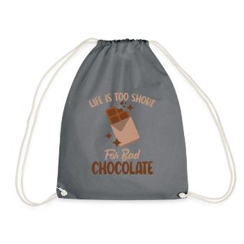 Cadeaux pour amateurs de chocolat - Sac de sport léger - gris - Devant