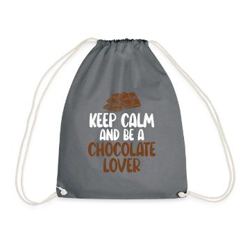 Cadeaux pour amateurs de chocolat - Sac de sport léger - gris - Devant